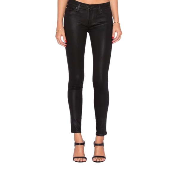 NEW Hudson Coated Krista Super Skinny Jeans - Picture 1 of 8